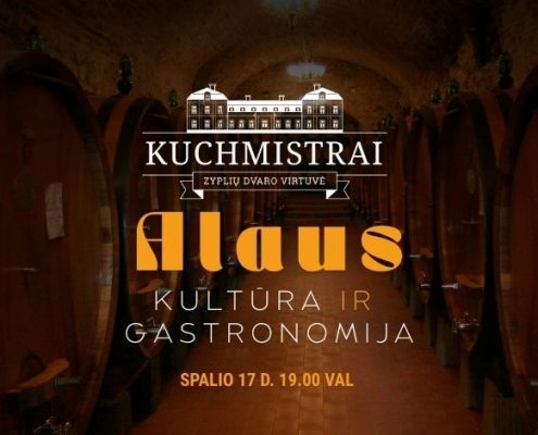 XIX amžiaus alaus kultūros renginys su degustacija ir penkių patiekalų vakariene restorane „Kuchmistrai“