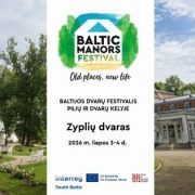 Baltijos dvarų festivalis 2026 | Zyplių dvaras | Liepos 3–4 d.